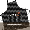 APRONPANDA Aprons for Women with Pockets Unisex Adults Cooking Baking