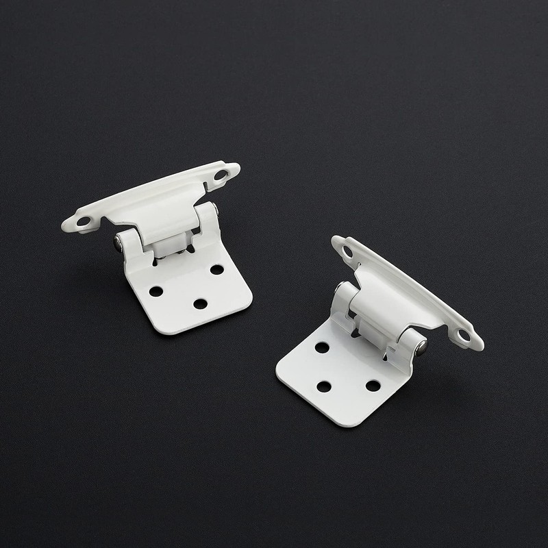 Ravinte 60 Pack (30 Pairs) 1/2" Overlay Cabinet Hinges, Self-Closing