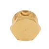 Uenede 2PCS Brass Garden Hose End Plug Cap 3/4" GHT