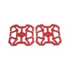 1Pair Bicycle Clipless Pedal Platform Adapters Self Lock Aluminum Alloy