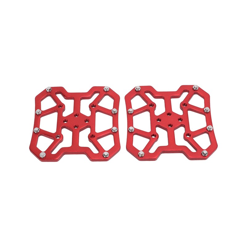 1Pair Bicycle Clipless Pedal Platform Adapters Self Lock Aluminum Alloy