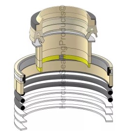 Hercules 0995310 Arm Stick Boom Cylinder Seal Kit Fits Caterpillar E110B E120B
