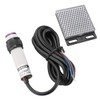 Baomain Photoelectric Sensor E3F-R2P2 Retroreflective Optical Sensor Switch DC 10-30V