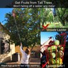 Fruit Picker Pole Tool with Basket Telescoping, Adjustable Apple Picker