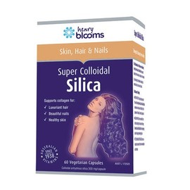 Blooms Super Colloidal Silica 300Mg 60Vcaps Silicon (Si)
