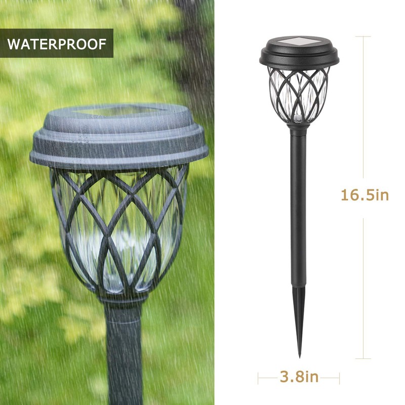 10 Pack Solar Lights Outdoor Garden Pathway Solar Powered Yard