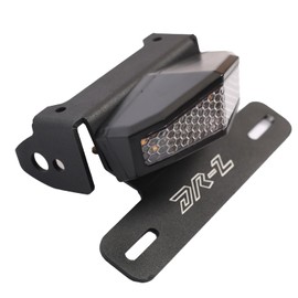 FTQYZDP Tail Tidy Kit for DRZ400 DRZ400S DRZ400SM DRZ400E 2000-2024 2025 Motorcycle License Plate Holder with Integrated LED Tail Light, Brake & Turn Signals (Smoke)