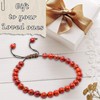 Red Jasper Bracelet for Women Men's Gifts - Protection Healing