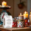 500Pcs White Candle Warning Labels, Candle Jar Container Stickers Candle