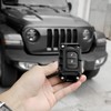 JeCar Key Fob Cover Key Case for 2018-2024 Jeep Wrangler