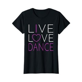Magliette Danza - T-Shirt Ballerina - Io Amo la Danza Maglietta