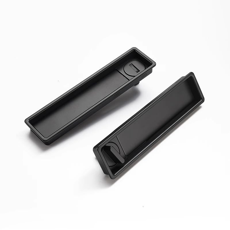Hoconnie Pocket Door Handle Lock with Edge Pull, Privacy Sliding