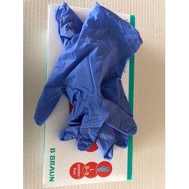 B.Braun Vasco Nitrile Disposable Nitrile Gloves Soft Blue XS-XL l blue