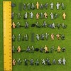 Evemodel P8710 50pcs 1:87 HO Scale Railway Model Worker Well