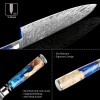 LONSDOW Luxurious 67 Layers Damascus Kitchen Knife Set Chef Nakiri