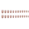 24 Pcs Pink, Easy to Match, Fake Nail Decoration, Girls'