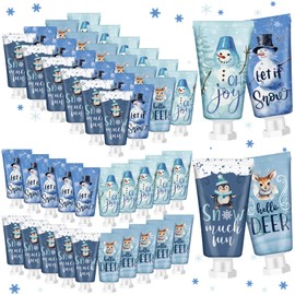 Dansib Winter Hand Cream Christmas Hand Cream Gifts Hand Lotion Bulk Gift Set Moisturizing Cracked Hand Care Lotion 1.1 Fl oz Travel Size Dry Skin Xmas Stocking Stuffers Men Women Kids Coworkers (48)