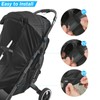 WD&CD Pram Sunshade Sun Cover with Viewing Window for Strollers
