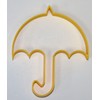 UMBRELLA PARASOL PATIO SUNSHADE RAIN COOKIE CUTTER FONDANT BAKING TOOL