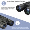 Compact Binoculars HD Outdoor High Power Optical Small Binocular for