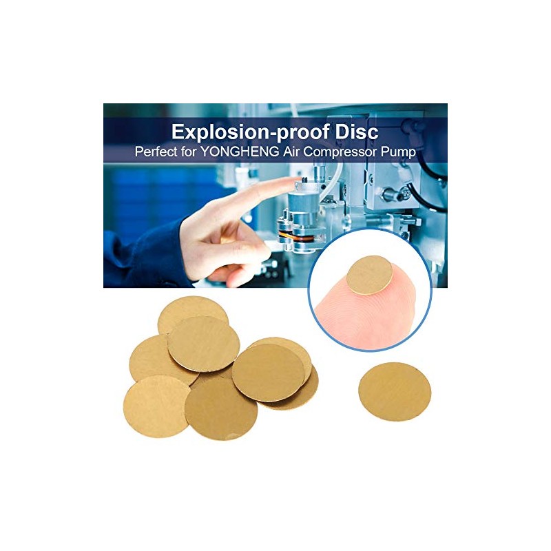 TOPINCN 10pcs Explosion Proof Rupture Disc for YONGHENG Air Compressor