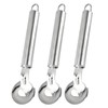 3Pcs Cactus Peeler Tool, Stainless Steel Cactus Peeling Spoon Long