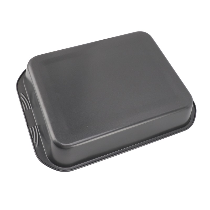 Roast Pan with Rack Rectangle Broiling Pan Carbon Steel Iron