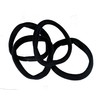 Extra Large Black Jersey Endless Snag Free Hair Bobbles Elastics