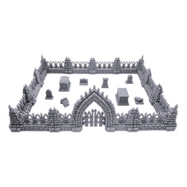 Cemetery Bundle by Terrain4Print, 3D Printed Tabletop RPG Scenery and Wargame Terrain for 28mm Miniatures