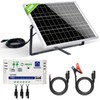ECO-WORTHY 25 Watts 12V Off Grid Solar Battery Charger Kit: