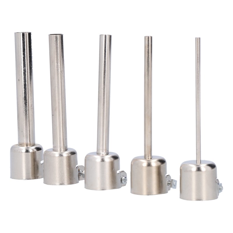 5Pcs Hot Air Gun Nozzle Kit Lengthened Straight 850 BGA