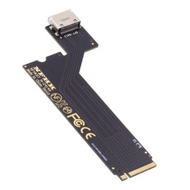 CY Card PCI-E 4.0 M.2 M-Key to Oculink SFF-8612 SFF-8611 Host Adapter for 2024 ThinkBook 14+ AMD8845 External Graphics Card & SSD