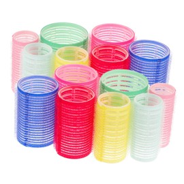 WOONEKY 14pcs Self Grip Hair Curler for Long Hair Easy to Use No Heat Curling Tool Random Color