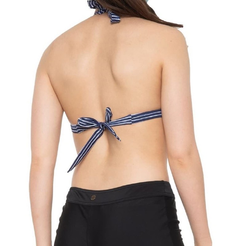 prAna Top Halter Lahari estándar para Mujer, Rayas de Ancla