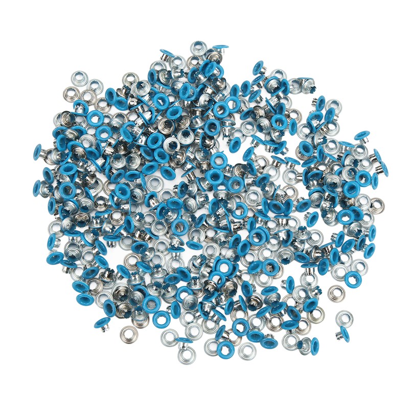 500Pcs Eyelet Grommet Round Edge Color Fine Workmanship Good Toughness