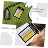 DOITOOL 12sheet Golf Scorecards Distance Rule Chart Compact and Portable