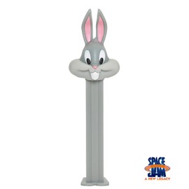 Dispensador de caramelos Pez Bugs Bunny – Dispensador de caramelos de conejo de Bugs Bunny Pez | Dispensador de caramelos Space Jam Pez con recambios de caramelo | Space Jam Party Favors, Bolsas de agarre