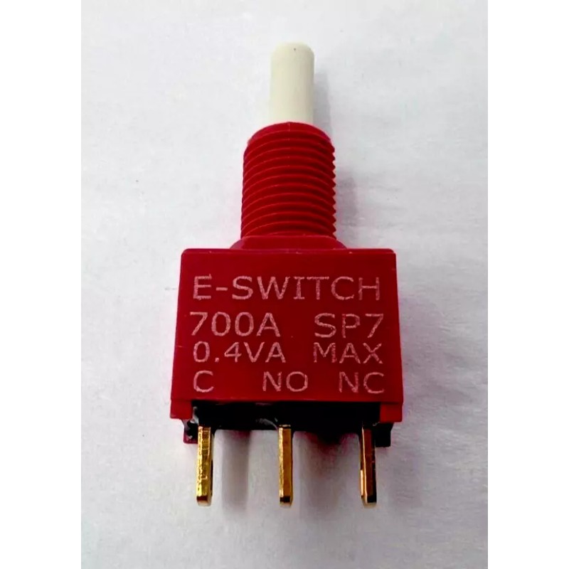 E-Switch Lot of 3 SPDT Momentary Mini Push Button Switch,