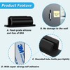 Viotim 10Pack Adhesive Pen Holder for Desk, Silicone Pen Holder