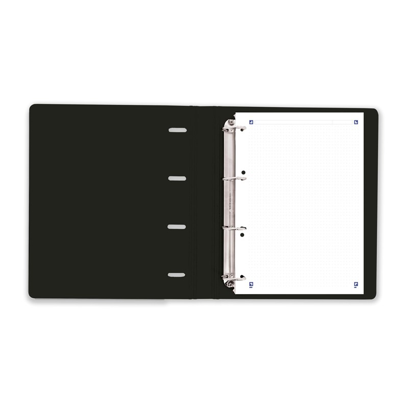 Oxford Live & Go, A5 4-Ring Binder with Polyfoam Plastic,