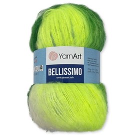 Frida's Wollhaus YarnArt 150 g Bellissimo Knitting Yarn Wool Mohair Fluffy 21 Colours (1418 | 8681338535147)