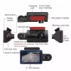 Unbranded 1080P Dual Lens Car DVR Dash Cam Video Recorder