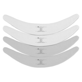 More of Me to Love Organic Cotton Tummy Liner 4-Pack, Large (2 x Pearl White and 2 x Stone Gray)