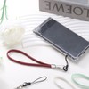 sourcing map 2 Pcs Smooth Leather Wristlet Strap, Prevent Drop