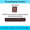 6.6ft Extra Flexible Pipe for POLARDAYS 3 inches Downspout Extender