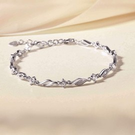 EverFlawless Bracelet, CZ Cubic Zirconia, Hypoallergenic, S925 Sterling Silver, Women's Simple Jewelry Accessory,, Jewelry, Cubic Zirconia