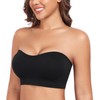 Curyon Strapless Bra Non-Slip Supportive Multiway Bandeau Tube Bra Padded