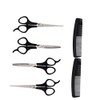 6PCs Hair Cutting Scissors Set Professional Hairdressing Scissor for Men