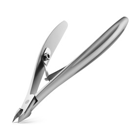 Half Jaw Salon Grade Cuticle Cutters – BALUCA Ergonomic Arch Handle Cuticle Clippers, Precision Stainless Steel Nail Cuticle Trimmer with Comfortable Grip, Perfect for Manicure & Pedicure