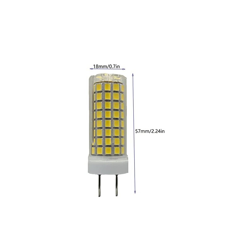Lxcom Lighting G8 LED Bulb 10W Ceramic Corn Light Bulbs(4